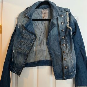 Guess jean jacket size medium